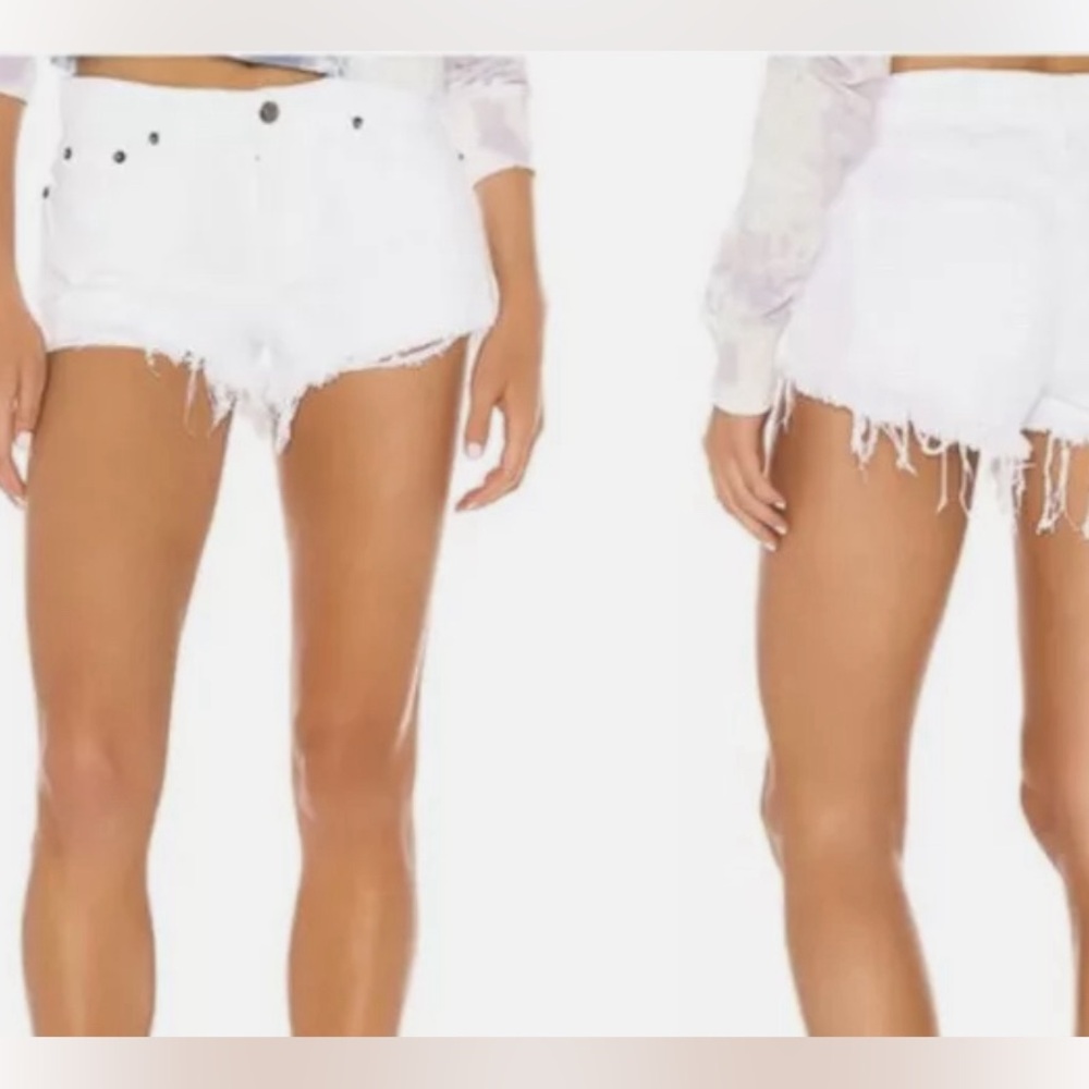 NWT White Pistola Cutoff Shorts